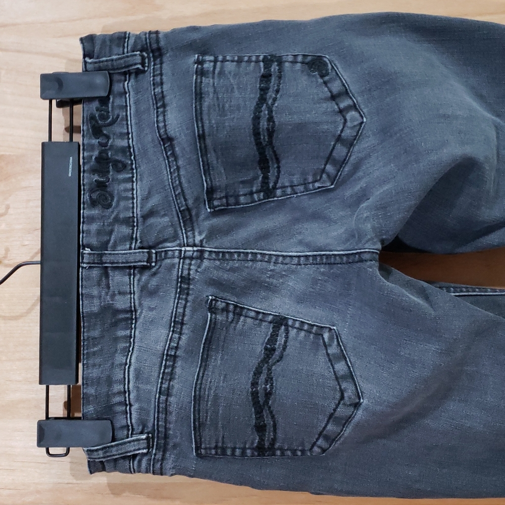 INDIGO REIN black destroyed skinny jeans - Picture 5 of 7